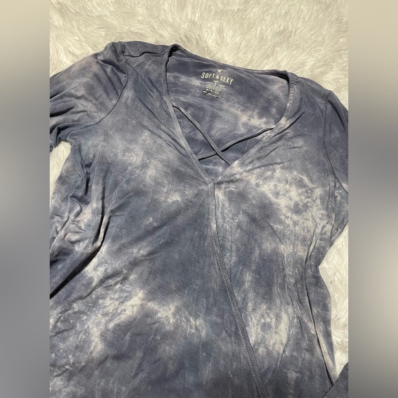 American Eagle Soft & Sexy Blue Long sleeve top | small | NWT - Picture 6 of 10